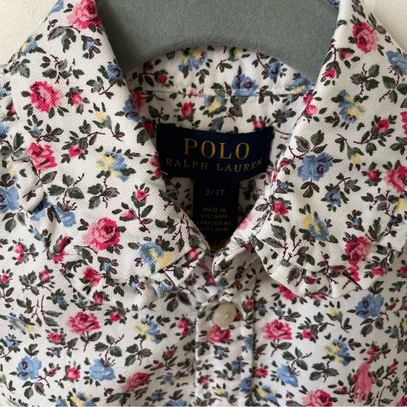 ✨BNWT✨ Polo Ralph Lauren Belted Flower Dress - 3T - Picture 2 of 5